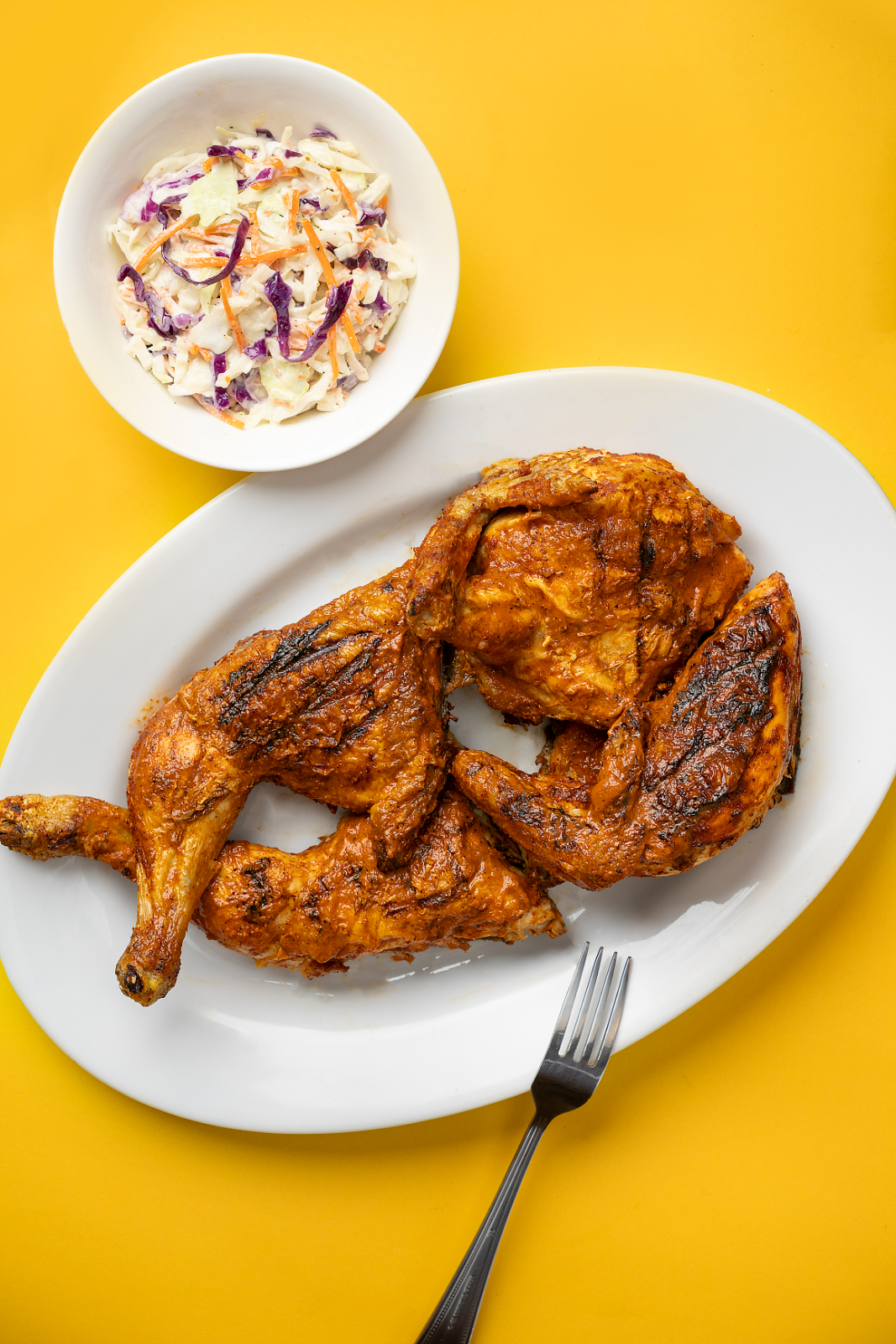 Flame-grilled chicken